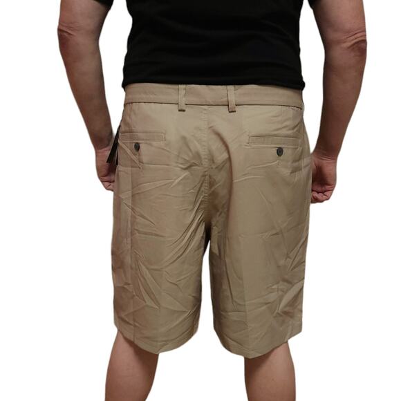 PEBBLE BEACH men's dry luxe performance golf shorts in plaza taupe Size 42 NEW - Picture 3 of 7